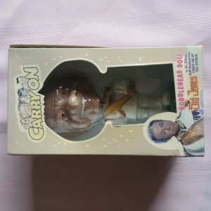 UK Carry On Camping Antique Collectible British Sid James Bobblehead Doll UK